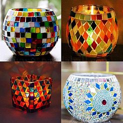 Кабошоны из стекла GLAA-PH0007-22