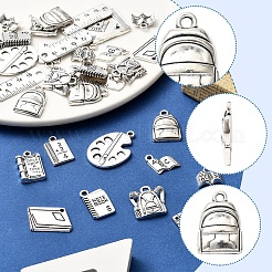 36шт 12 стильные подвески из сплава в тибетском стиле на День учителя&nbsp;TIBE-FS0003-28