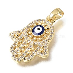 Pendentifs en laiton zircon cubique transparent&nbsp;KK-C263-22B-G