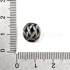 Perles européennes en acier inoxydable chirurgical 316&nbsp;SA-CBA1C2C-03AS