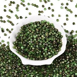 Cuentas de vidrio Picasso de imitación de jade&nbsp;SEED-Q039-05A-B01