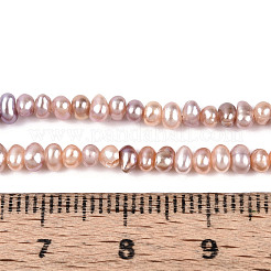 Нити из натурального культивированного пресноводного жемчуга&nbsp;PEAR-N025-01B