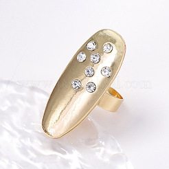 Fingerringe aus Legierung und Kristallstrass&nbsp;WG04AAB-01