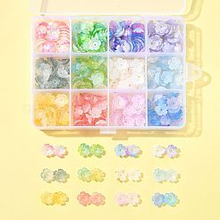 480шт 12 цвета акриловые колпачки для бусин&nbsp;OACR-FS0002-24