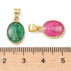 Латунь эмаль подвески&nbsp;KK-Q068-35G