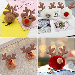 100 pièce 2 styles accessoires de décoration sur le thème de Noël&nbsp;FIND-GF0007-15A