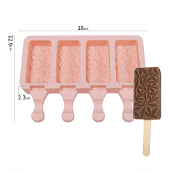 Пищевые силиконовые Молды для мороженого прямоугольной Молды «сделай сам»&nbsp;DIY-D062-06C