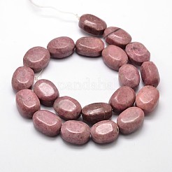 Rhodonite naturale fili di perle ovali&nbsp;G-L294-09