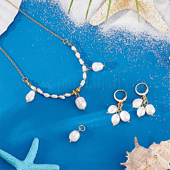 10шт 2 стиля подвески из натурального культивированного пресноводного жемчуга&nbsp;PALLOY-PH01897