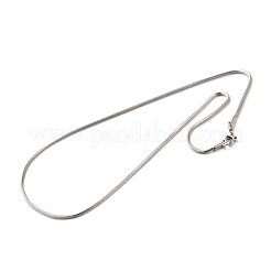 Collane a catena a serpente in acciaio inossidabile 304 anti-appannamento&nbsp;X-STAS-M174-005P-2.0