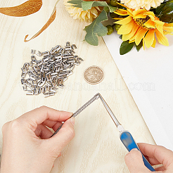 150 шт. 3 стиля крышки из нержавеющей стали 201 STAS-GF0001-19