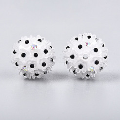 Стразы из полимерной глины ручной работы с цветком ромашки из смолы&nbsp;CLAY-T022-02B