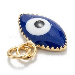 Pendentifs d'émail en laiton &nbsp;KK-M220-03G-G