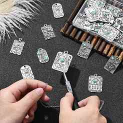 24шт 12 стиля подвески из смолы имитация бирюзы&nbsp;FIND-CJ0003-52