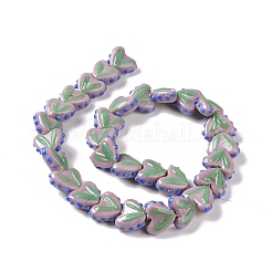 Сердце ручной работы лэмпворк бусы нити LAMP-G150-01H