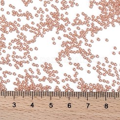 MIYUKIラウンドロカイユビーズ  日本製シードビーズ  （rr429)オペークサーモン  15/0  1.5mm  穴：0.7mm  約5555PCS /ボトル  10 G /ボトル&nbsp;SEED-JP0010-RR0429