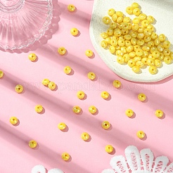 Непрозрачные акриловые бусины&nbsp;MACR-YW0003-55G