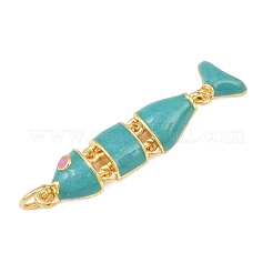 Латунь эмаль подвески&nbsp;KK-P339-24G-03