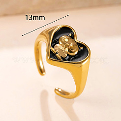 Offene Manschettenringe aus emailliertem Edelstahl 304&nbsp;WG26B7E-01