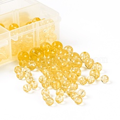 Fili di perline di citrino naturale 186 pz 4 dimensioni&nbsp;G-LS0001-08