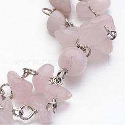 Драгоценный камень чип браслеты из бисера BJEW-JB02539