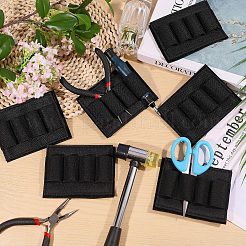 Pochette tactique en nylon avec fermeture auto-agrippante pour cartouche de fusil de chasse (4 coup).&nbsp;FIND-WH0367-296A