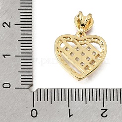 Pendentifs en laiton zircon cubique transparent&nbsp;KK-C263-06G