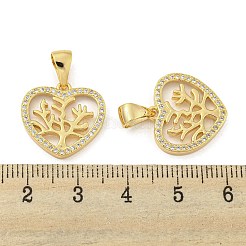 Латунные микропаве прозрачные подвески с фианитом&nbsp;ZIRC-P113-07D-G