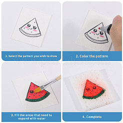 12 Stück 3 verschiedene Holzschliff-Baumwoll-Zauberschaum-Strukturmalpapier&nbsp;DIY-CA0008-36