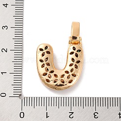 Ottone micro spianare pendenti zirconi&nbsp;KK-C076-29U-G02