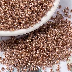 Miyuki runde Rocailles Perlen, japanische Saatperlen, 8/0, (rr3734), 3 mm, Bohrung: 1.1 mm, ca. 422~455 Stk. / 10 g