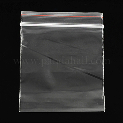 Sacs en plastique à fermeture éclair, sacs d'emballage refermables, joint haut, sac auto-scellant, rectangle, clair, 35x25 cm, épaisseur unilatérale : 1.6 mil (0.04 mm)