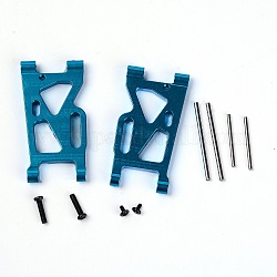 Telaio di sospensione in lega con vite in ferro, accessori per auto telecomandati, Blue Steel, 61.5x30x6mm, Foro: 1.5 mm e 2 mm, 2 pc