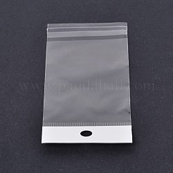 Прямоугольник OPP прозрачные пластиковые пакеты, прозрачные, 10x7 см, около 100 шт / упаковка