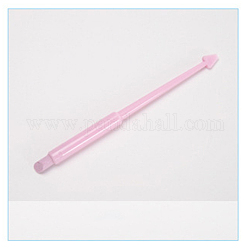 Пилочка для удаления кутикулы, триммер, буфер, ручка для педикюра, ручка для полировки ногтей, инструменты для шлифования камня для ногтей, розовые, 12.3x8.5 мм