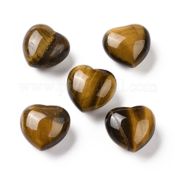 Натуральный тигровый глаз сердце любовь камень, карманный пальмовый камень для балансировки рейки, 24x25.5x15.5 мм