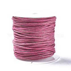 木綿糸ワックスコード  フラミンゴ  1mm  約10.93ヤード（10m）/ロール