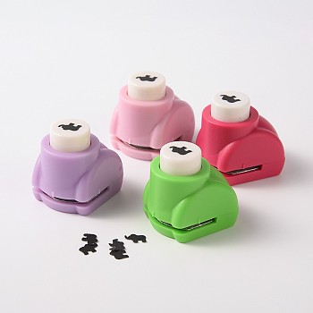 Случайные одноцветные или случайные смешанные цветные мини-пластиковые комплекты для пунша AJEW-F003-39