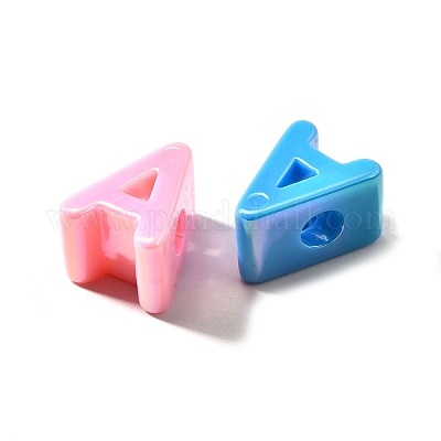 УФ-покрытие непрозрачные акриловые европейские бусины SACR-Z007-01A-1