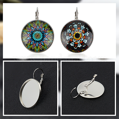 Набор для самостоятельного изготовления сережек-куполов DIY-UN0052-10-1