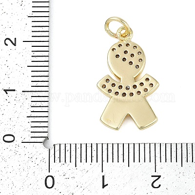 Стойки обшивки латунь микро проложить Циркон подвеску KK-H509-35G-01-1