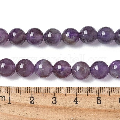 Природный аметист нитей бисера X-G-M445-8MM-01B-1