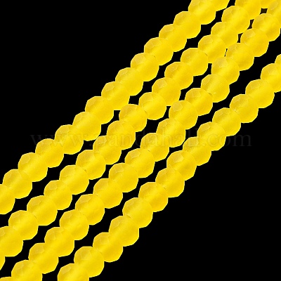 Прозрачные стеклянные бусины X-EGLA-A034-T10mm-MD17-1