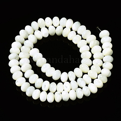 Нити бусин из натуральных трохоидных/трохус ракушек SSHEL-N032-159-1