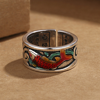 Регулируемые манжеты из латуни в стиле ретро-этнического стиля FS-WG2D462-01-1