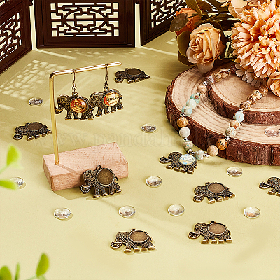 Набор для самостоятельного изготовления кулона в виде слона DIY-PH0021-41-1