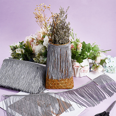 Бахрома с кисточкой из полиэстера DIY-WH0320-56B-1