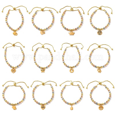 Браслеты из латуни BJEW-C090-01G-1