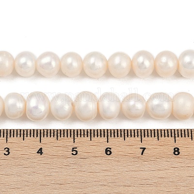 Нити из натурального культивированного пресноводного жемчуга PEAR-I007-07J-06B-1