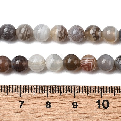 Природные Ботсвана агат бисер нитей G-H334-A01-01-1